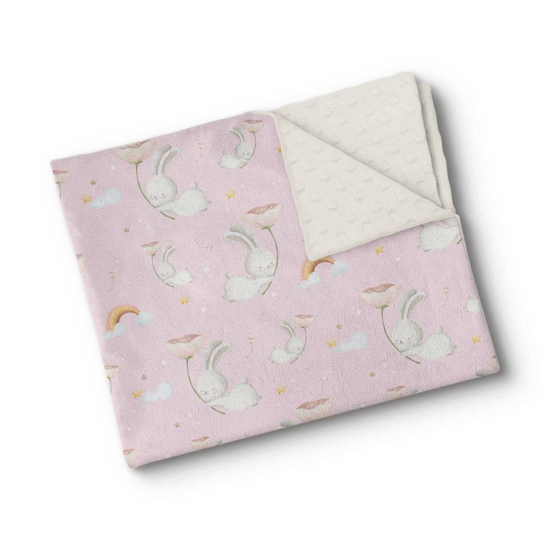 Vol-au-vent (rose) - Couverture de minky