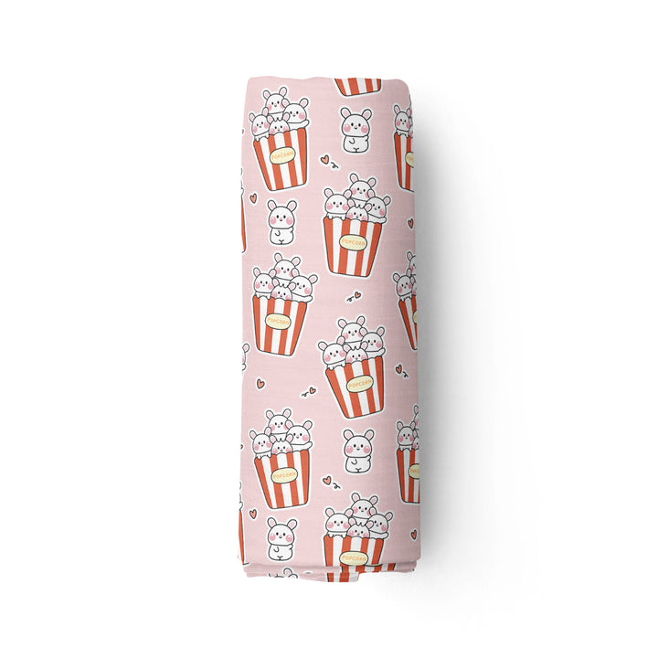 Soirée popcorn - Mousseline de bambou