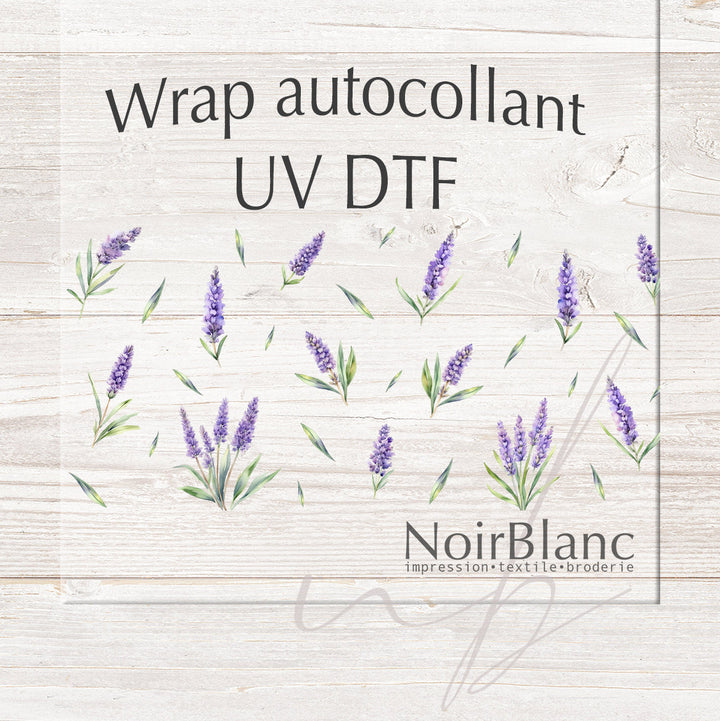 Verre Lavande / Autocollant UV DTF