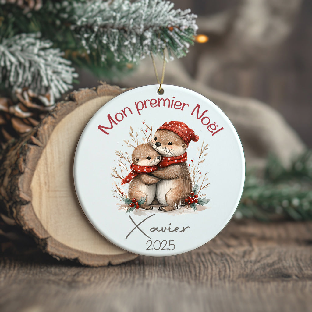 Loutres - Ornement/Boule de Noël