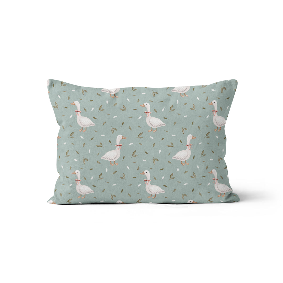 Oies des Îles - Taie d'oreiller et housse de coussin
