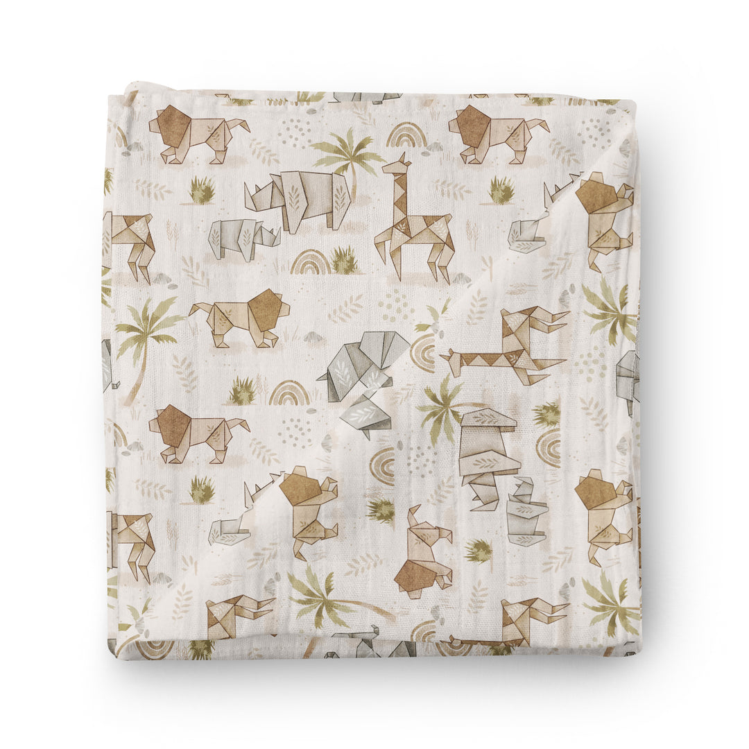 Origami Safari - Mousseline de bambou