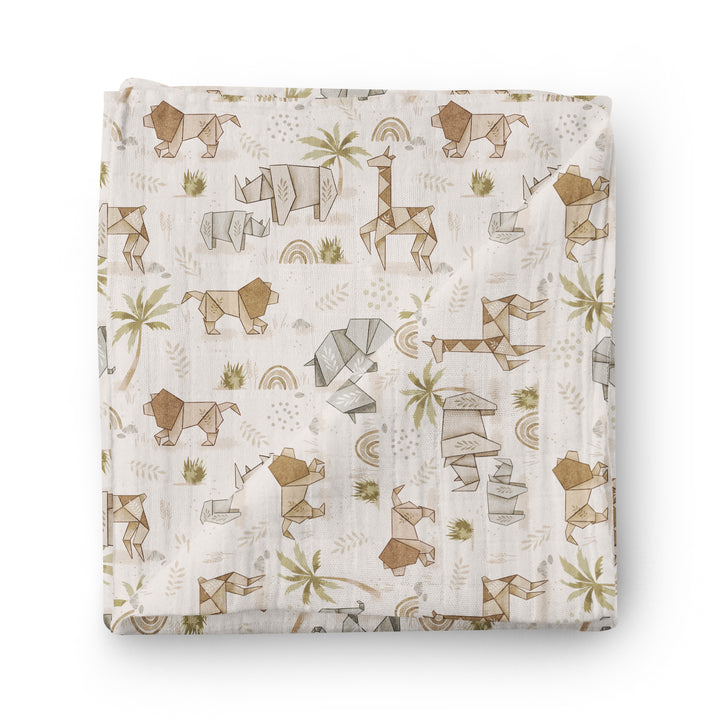 Origami Safari - Mousseline de bambou