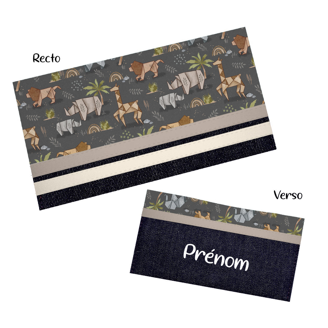 Origami Safari - Protège carnet de santé