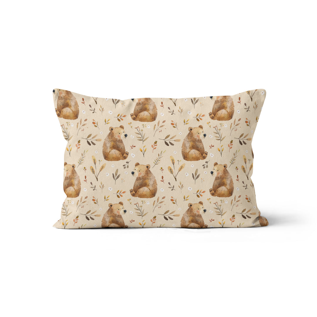 Oursons grognons - Taie d'oreiller et housse de coussin