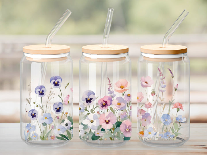 Verre Pensée passionnée / Autocollant UV DTF