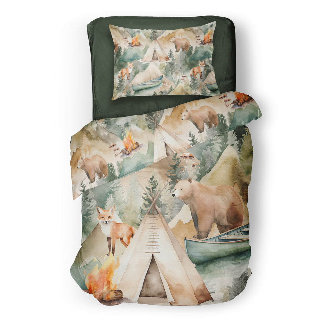 Randonnée en montagne - Couvre-lit pour enfants