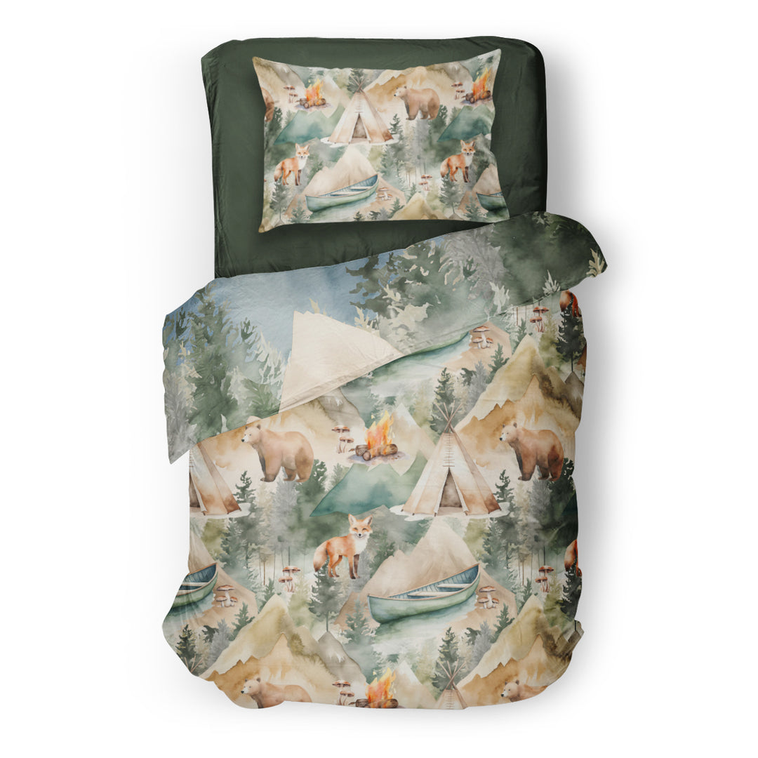 Randonnée en montagne - Couvre-lit pour enfants
