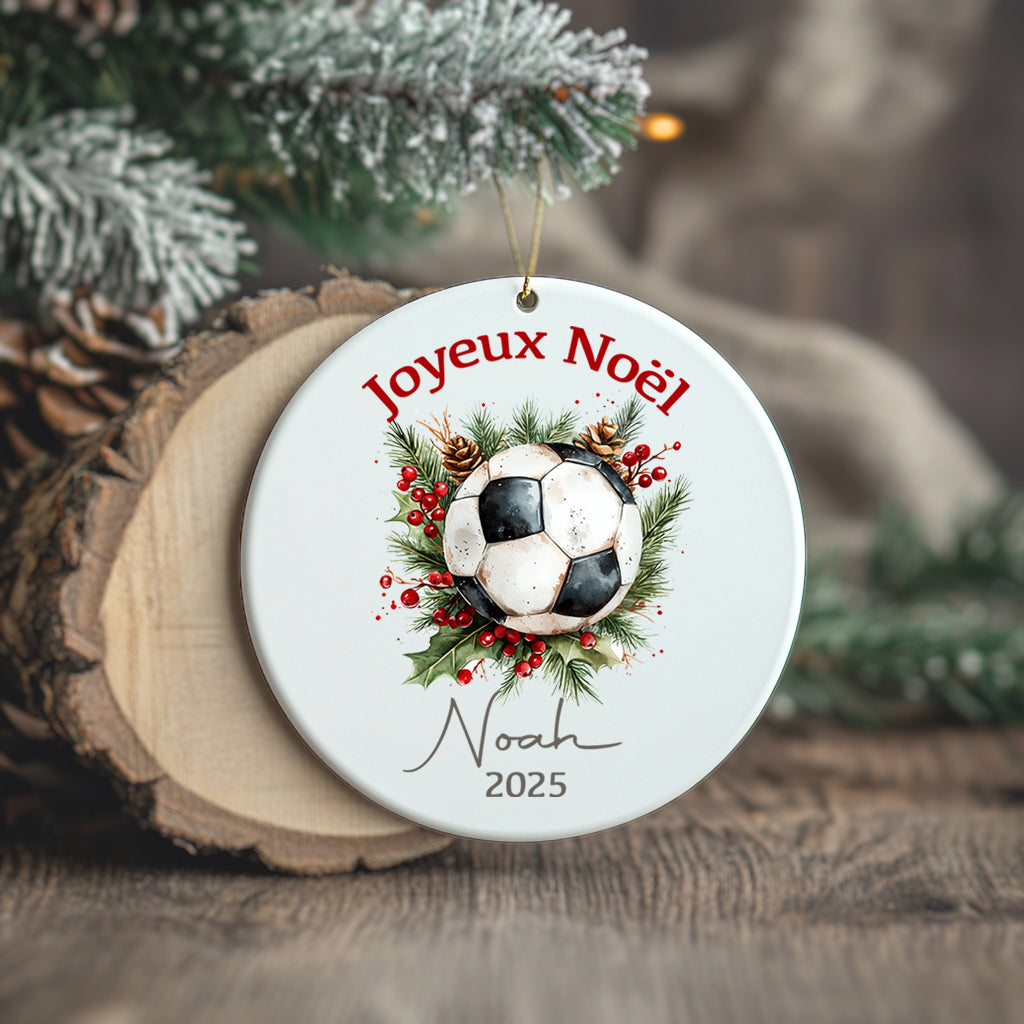 Soccer - Ornement/Boule de Noël