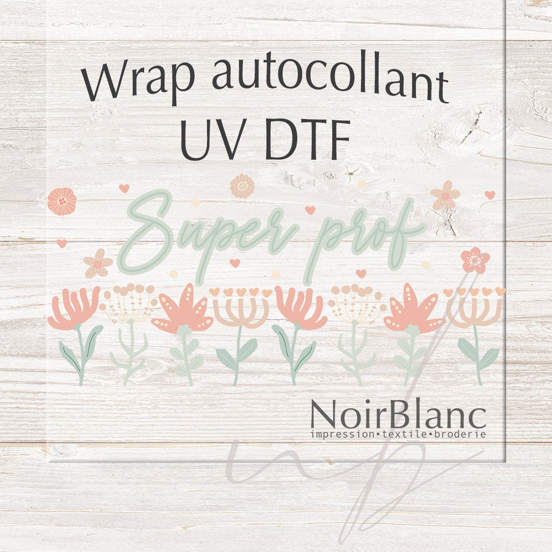 Verre Super prof sauge / Autocollant UV DTF