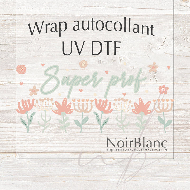 Verre Super prof sauge / Autocollant UV DTF
