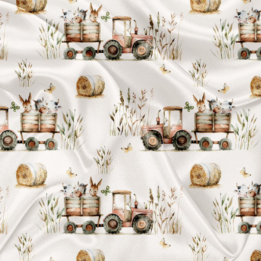 Balade au champ - Couverture de minky