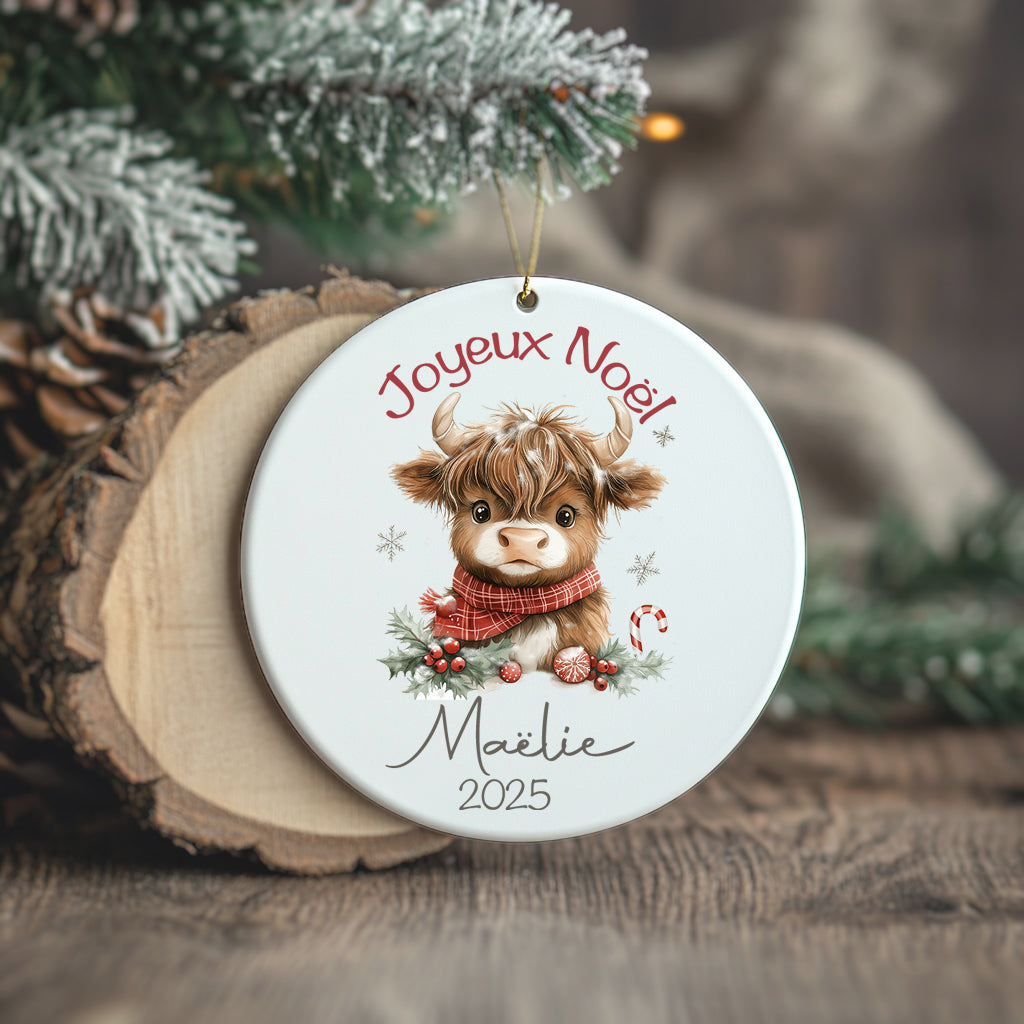 Vache - Ornement/Boule de Noël