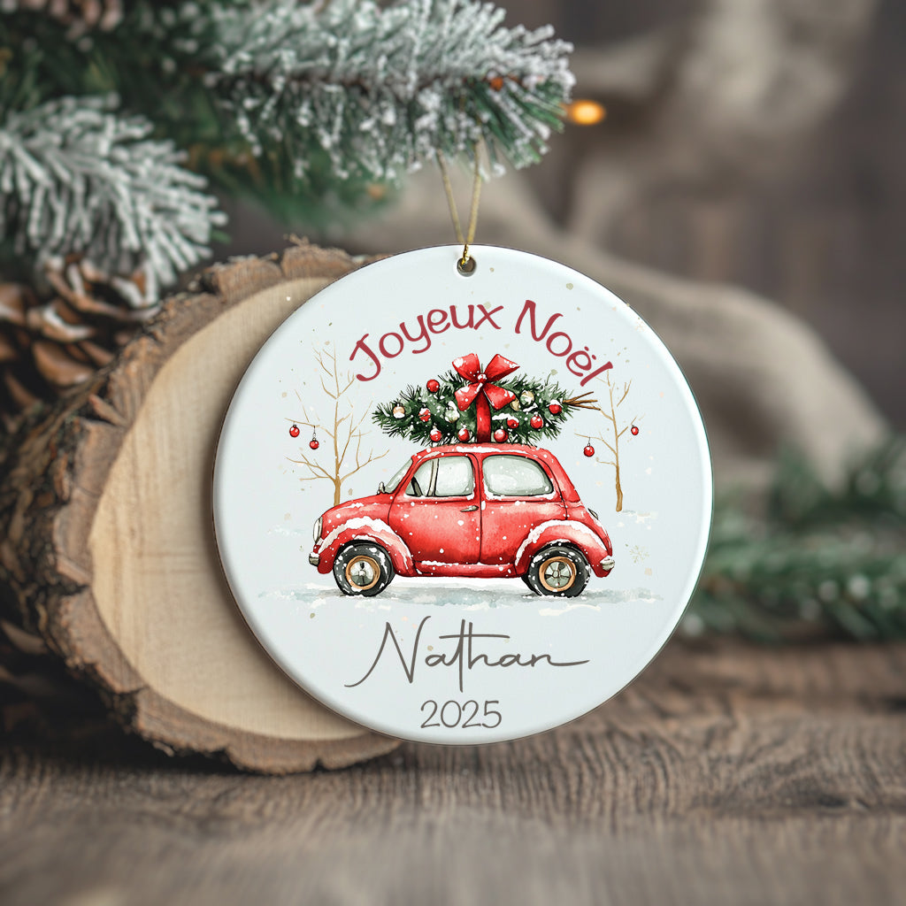 Voiture - Ornement/Boule de Noël