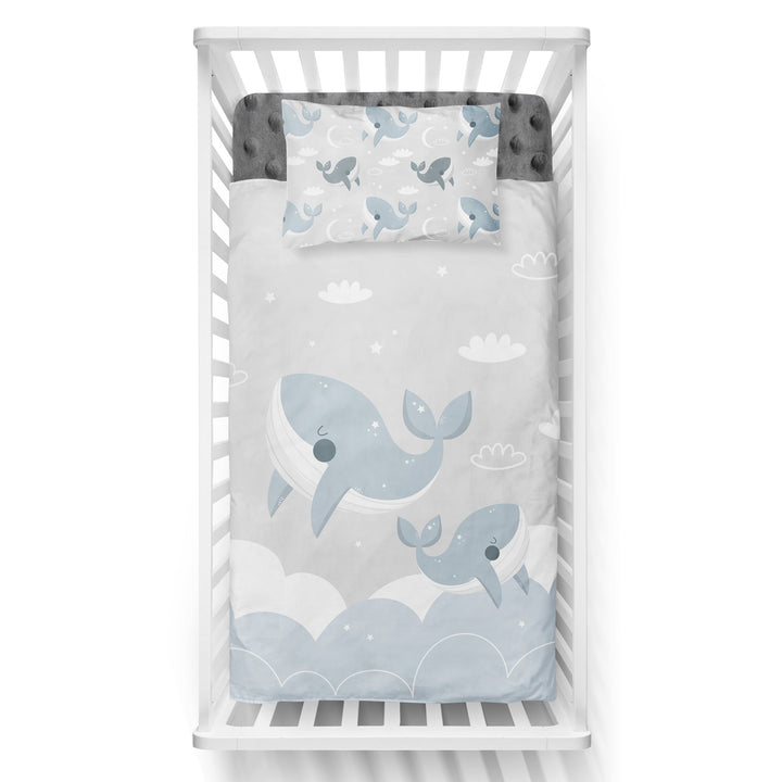 Whale Cruise - Baby Bedspread