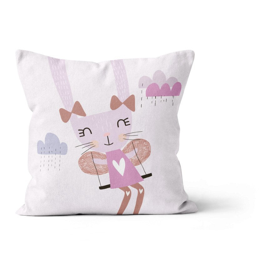 Fée des étoiles (balançoire) - housse de coussin décoratif