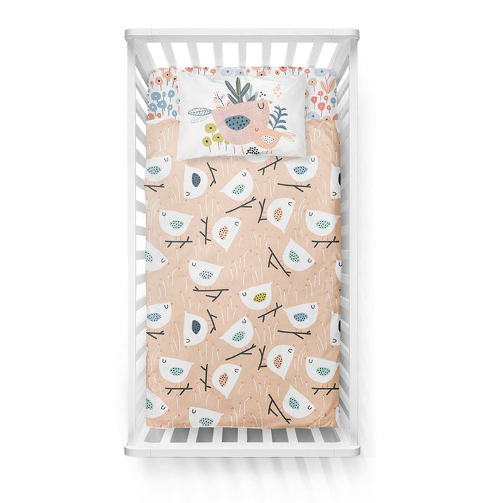 Jardin fleuri - couvre-lit pour bébé