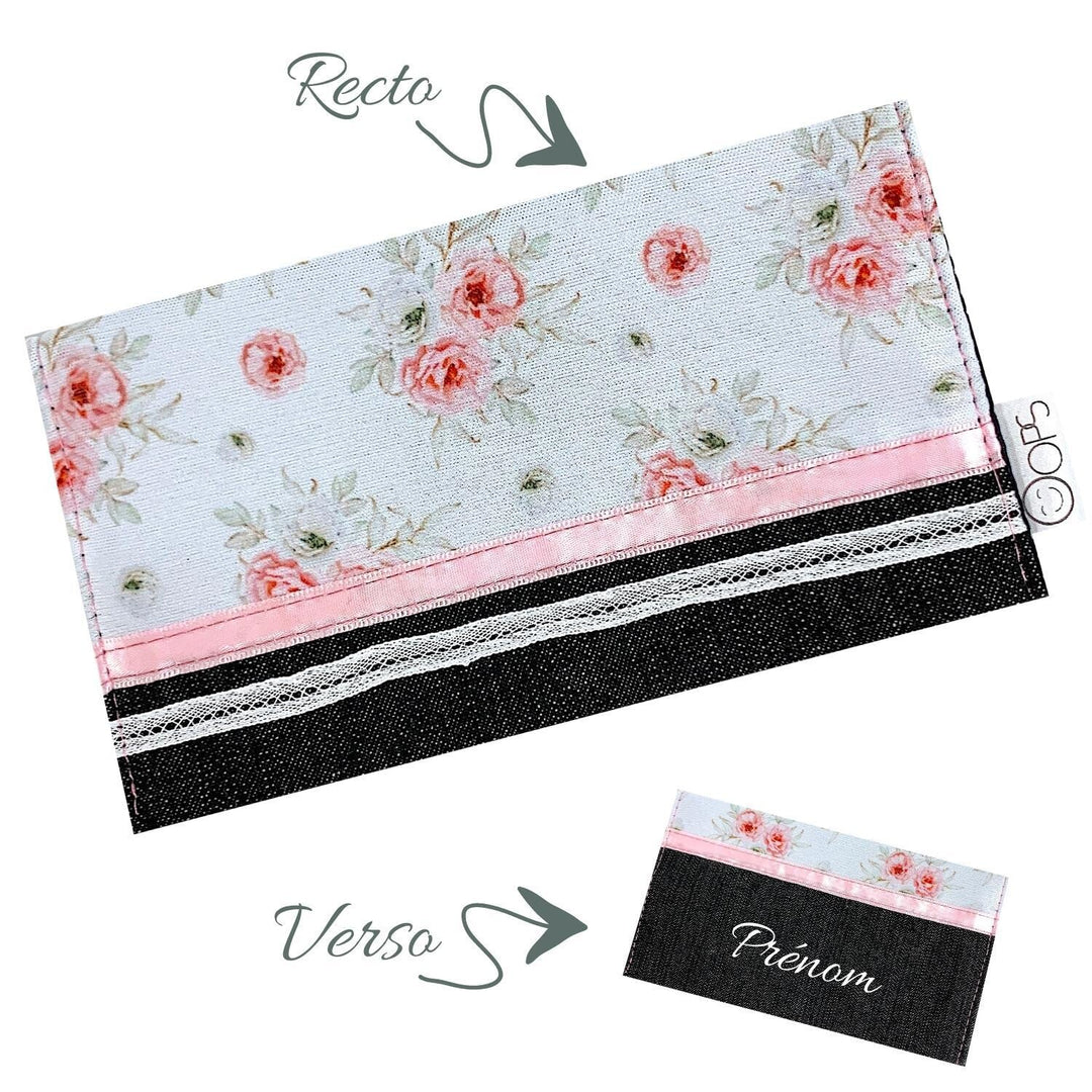 Pivoines délicates - Protège carnet de santé