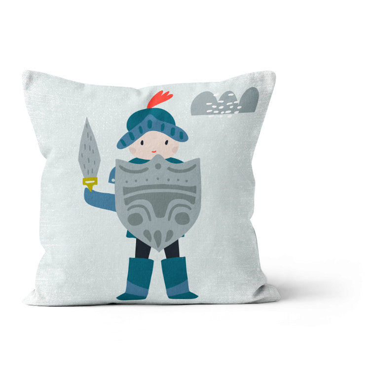 Chevaliers fantastiques (armure) - housse de coussin décoratif