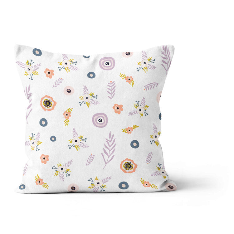 Chic bohème (fleurs) - housse de coussin décoratif