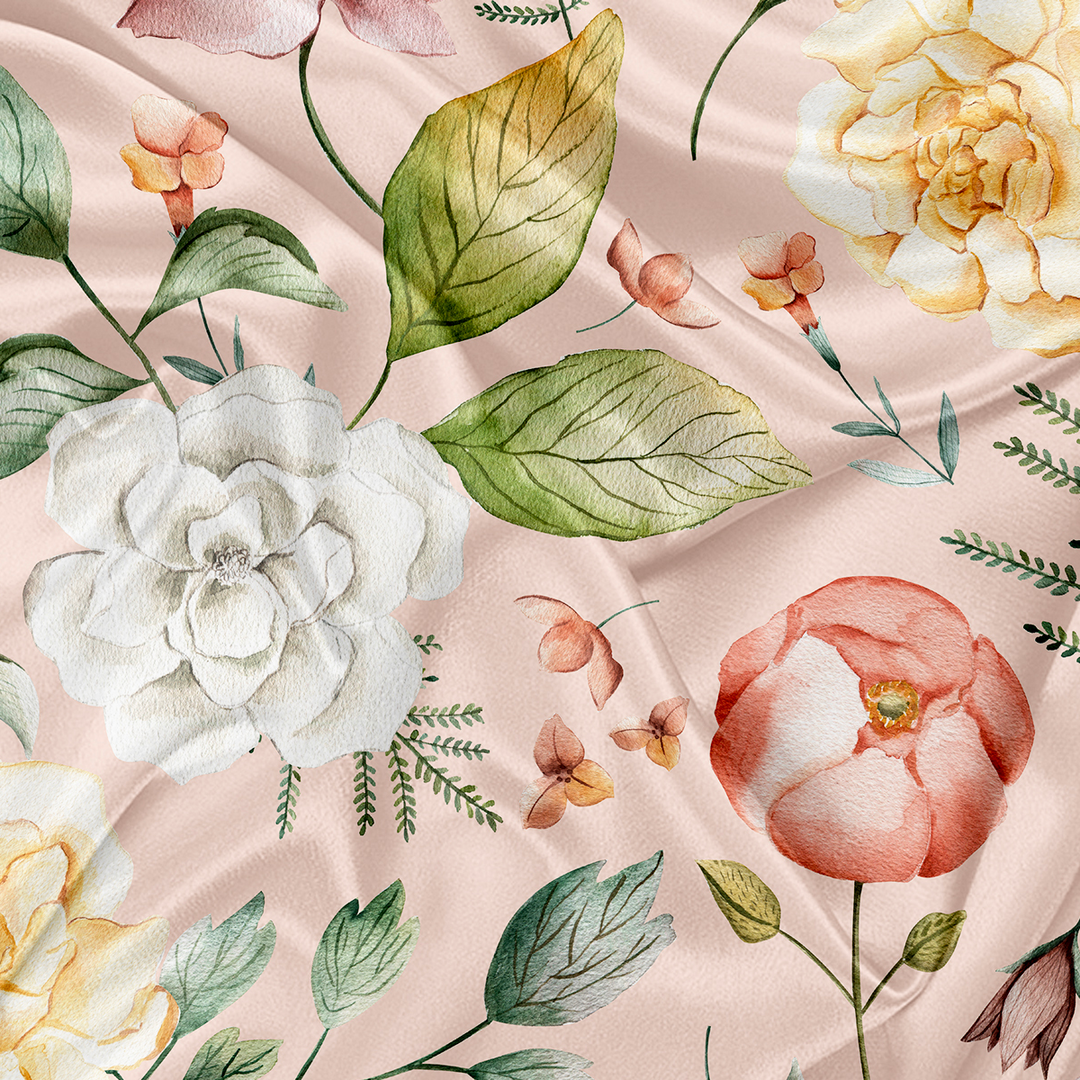 Tea Garden - Minky Blanket 