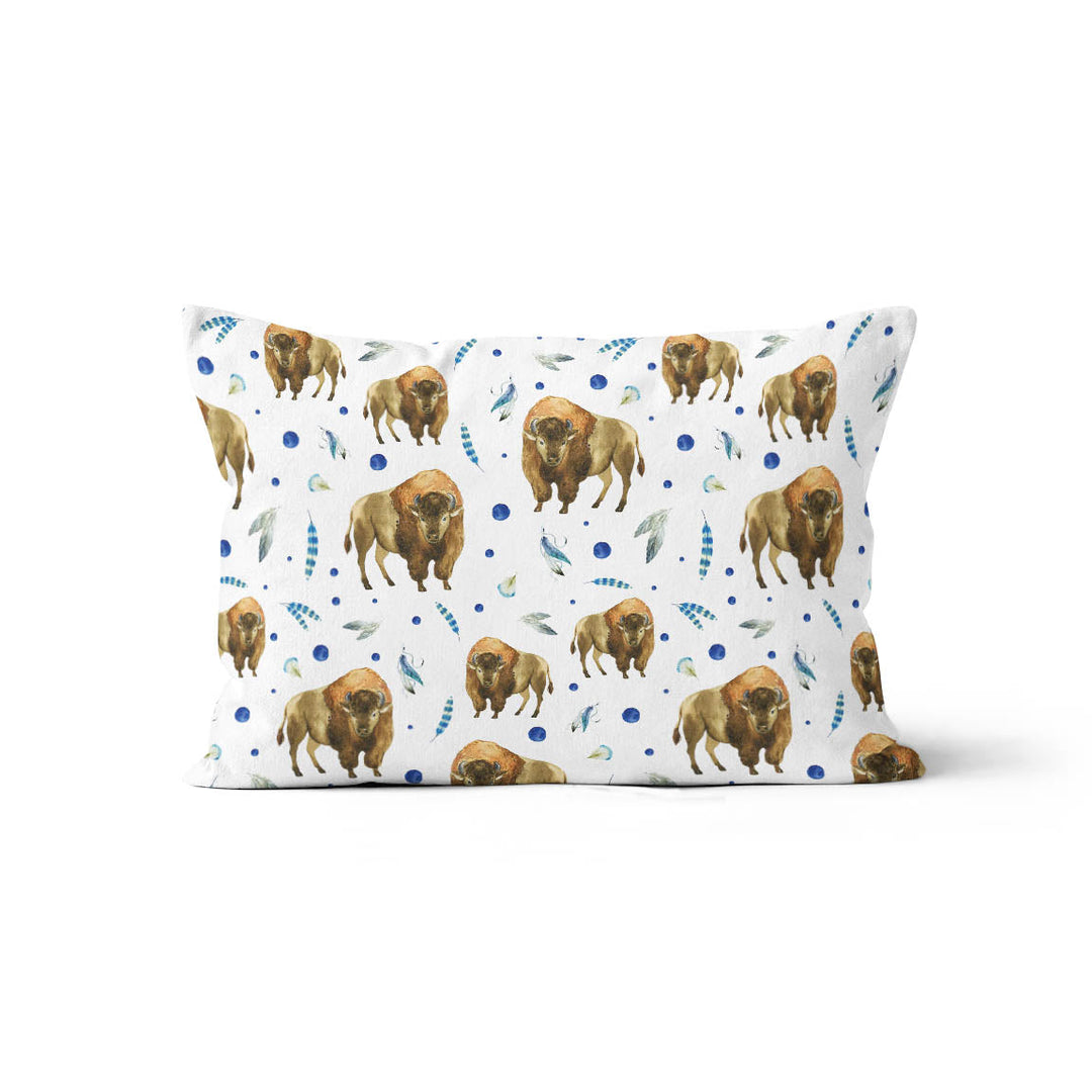 Bisons - MINI pillowcase (bamboo muslin) 