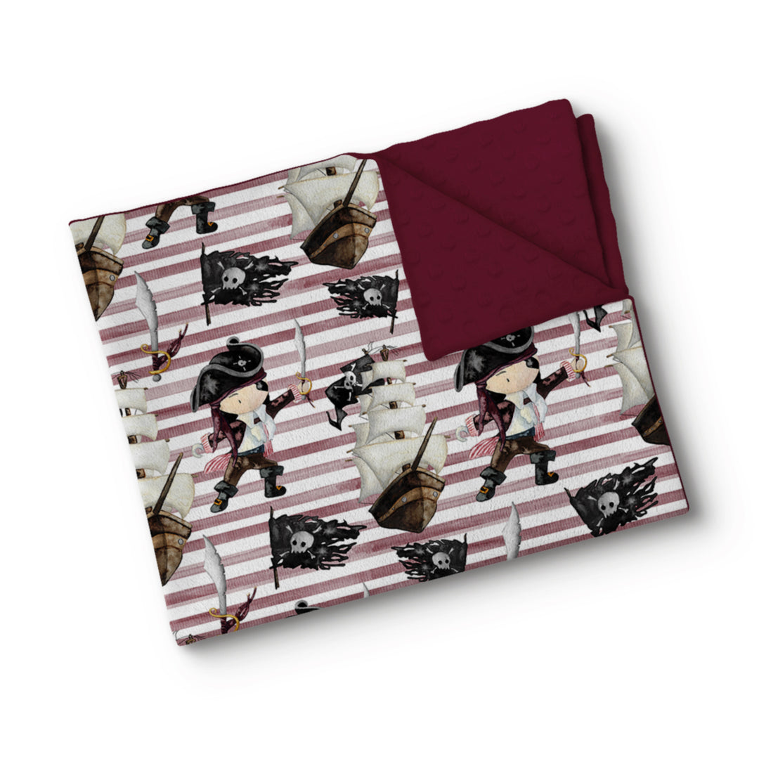 Pirates - BABY minky blanket 