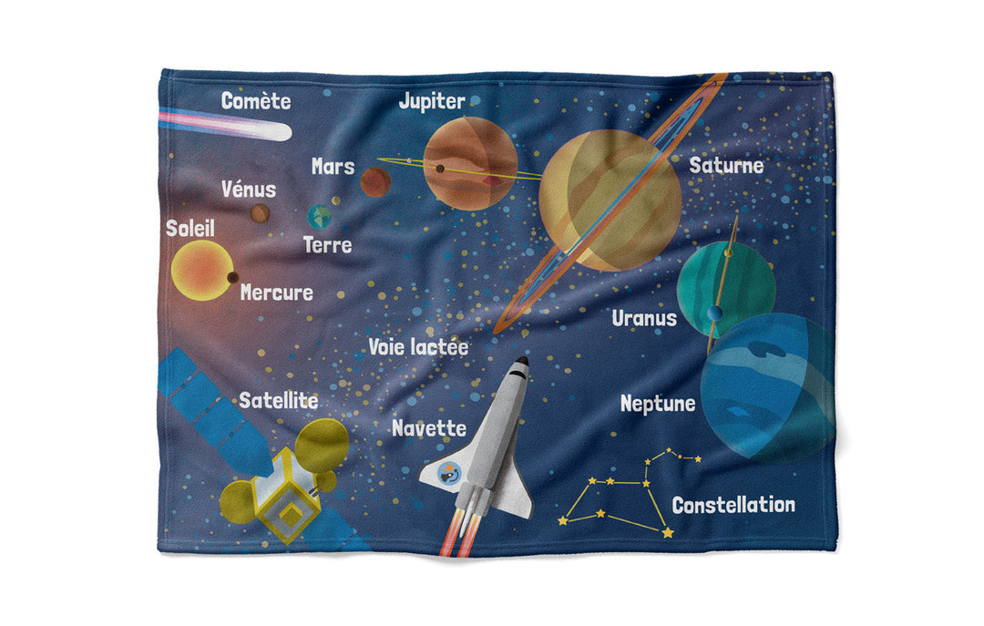 The Solar System - Minky Blanket